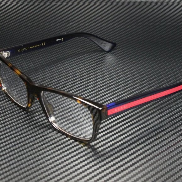 Gucci Brown Red 55mm Eyeglasses - Picture 1 of 3
